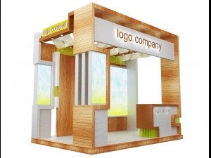 booth exhibition stand a 1 3D Модель