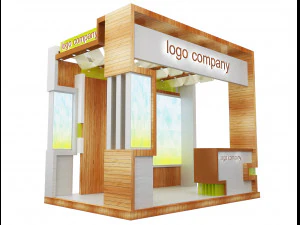 booth exhibition stand a 1 3D Model