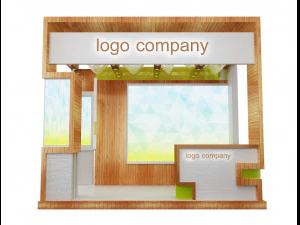 booth exhibition stand a 1 3D Model
