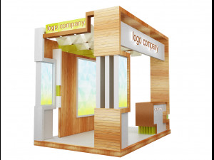booth exhibition stand a 1 3D Модель