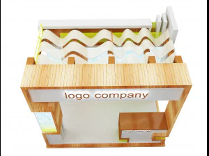 booth exhibition stand a 1 3D Model