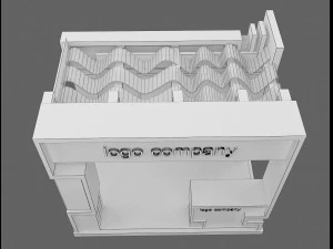 booth exhibition stand a 1 3D Model