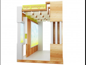 booth exhibition stand a 1 3D Модель