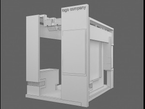 booth exhibition stand a 1 3D Модель