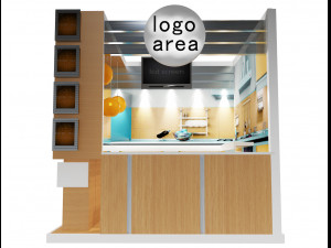 booth exhibition stand a 9 Modèle 3D