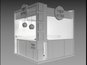 booth exhibition stand a 9 Modèle 3D