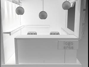booth exhibition stand a 9 Modèle 3D