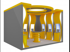 booth exhibition stand a 14a 3D 模型