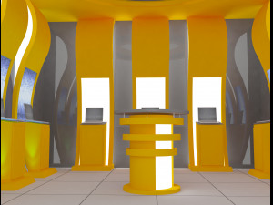 booth exhibition stand a 14a 3Dモデル