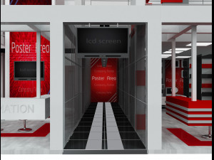 booth exhibition stand a 500a 3Dモデル