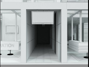 booth exhibition stand a 500a 3Dモデル