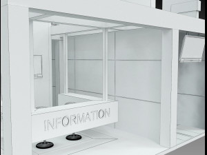 booth exhibition stand a 500a 3Dモデル