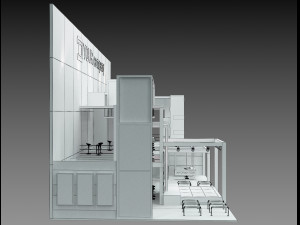 booth exhibition stand a 500a 3Dモデル