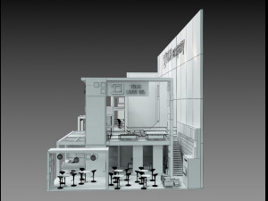 booth exhibition stand a 500a 3Dモデル