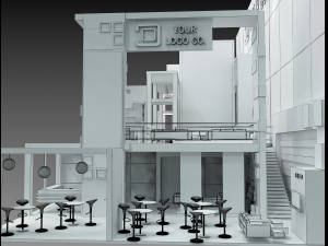 booth exhibition stand a 500a 3Dモデル