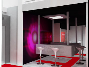 booth exhibition stand a 500a 3Dモデル