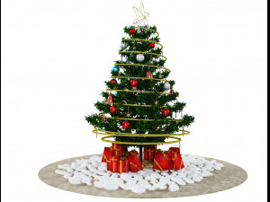 christmas tree gift a501 3D Модель