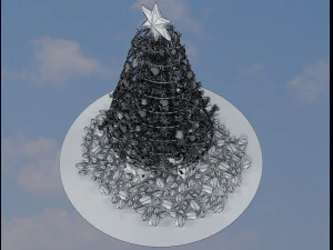 christmas tree gift a501 3D Model