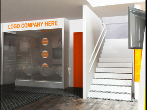 booth exhibition stand a502a 3D Модель