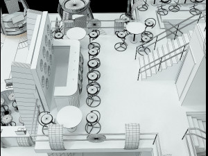 booth exhibition stand a502a 3D Модель