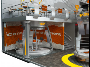 booth exhibition stand a502a 3D Модель