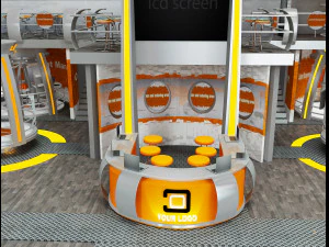 booth exhibition stand a502a 3D Model