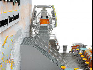 booth exhibition stand a502a 3D Модель