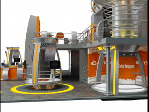 booth exhibition stand a502a 3D Модель