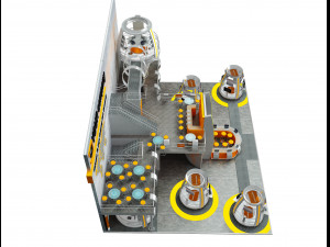 booth exhibition stand a502a 3D Модель