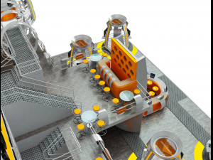 booth exhibition stand a502a 3D Модель