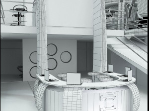 booth exhibition stand a502b Modelo 3D