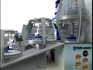 booth exhibition stand a502b Modelo 3D