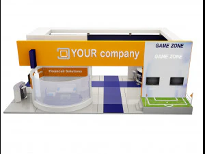 booth exhibition stand a503 3D Model