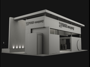 booth exhibition stand a503 Model 3D