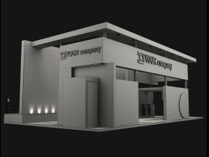 booth exhibition stand a503 3D Model