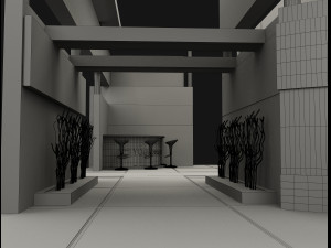 booth exhibition stand a503 Model 3D