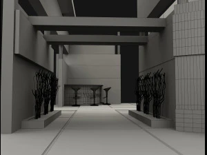 booth exhibition stand a503 3D Model