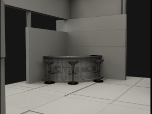 booth exhibition stand a503 Model 3D