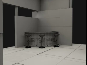 booth exhibition stand a503 3D Model
