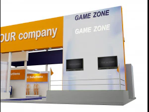 booth exhibition stand a503 3D Model
