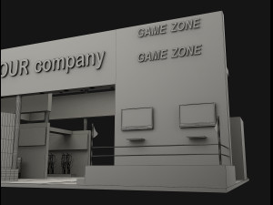 booth exhibition stand a503 Model 3D