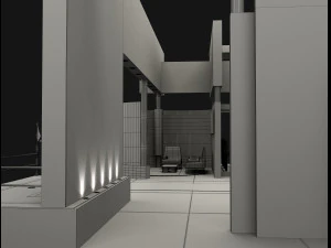 booth exhibition stand a503 3D Model