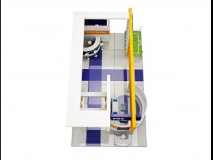 booth exhibition stand a503 3D Model