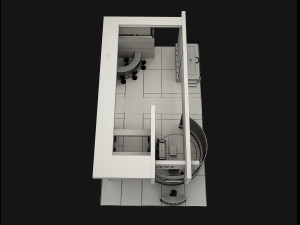 booth exhibition stand a503 Model 3D