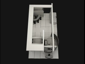booth exhibition stand a503 3D Model