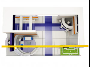 booth exhibition stand a503 3D Model