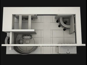 booth exhibition stand a503 3D Model