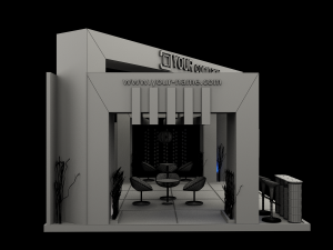 booth exhibition stand a504 3Dモデル