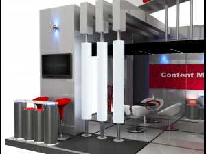 booth exhibition stand a504 3Dモデル