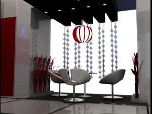 booth exhibition stand a504 3Dモデル